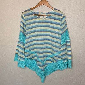 Young Threads Handkerchief hem style shirt